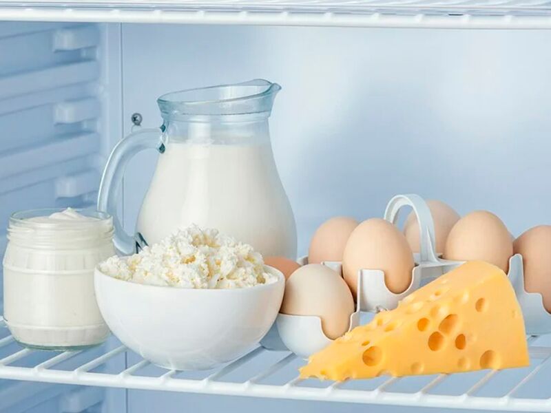 Хранение молочных продуктов в холодильниках от Liebherr